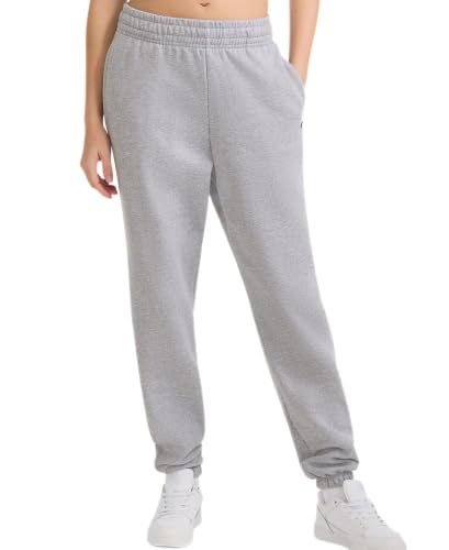 Champion Women's Cinched-Bottom Fleece Sweatpants Small - Manhattan Mist Heather