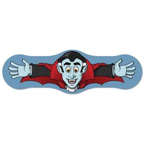 Fun Monsters Adhesive Bandages from Hug-a-Booboo! Spooky Halloween Bandages That Hug! Favorite Scary Monster Characters - Vampire, Witch, Wolfman and Mummy with Hugging Arms! Fun as Stickers 24 Ct Box