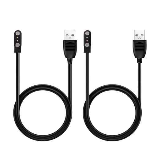 Magnetic Charging Cable for C60 Fitness Tracker Smart Watch 2-Pack