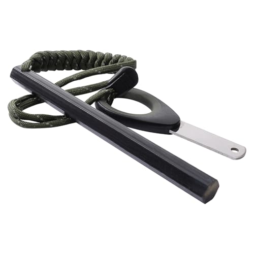 Ferro Rod Fire Starter Kit with Paracord Handle - 6 Inch Survival Tool - Variation 1