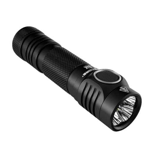 Nitecore E4K 4400 Lumen EDC Compact Rechargeable Flashlight with LumenTac Organizer