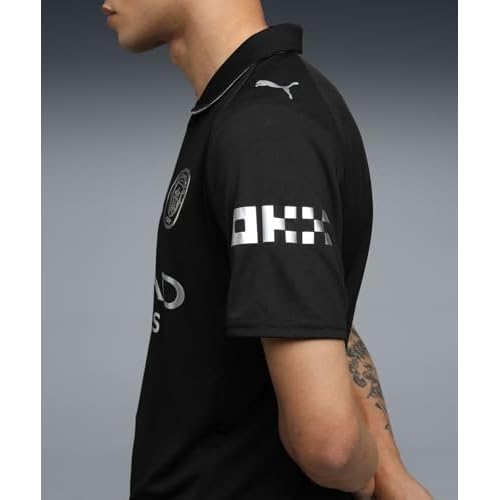 Men¡¯s Manchester City FC 2025/26 Replica Away Soccer Jersey - Black