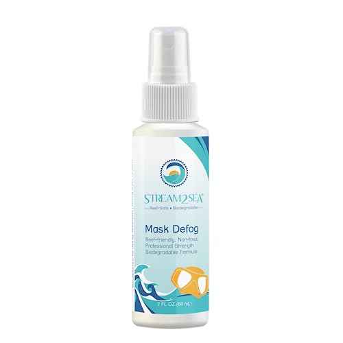 STREAM 2 SEA Mask Defog, Reef Friendly Defogger Coating Anti Fog Mask for Glasses, Snorkel Mask, Scuba Divers, Ski Goggles and Sports Glasses Equipment