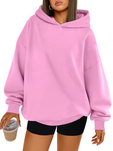 Oversized Pink Hoodie for Women - Trendy Queen Large Comfort Sweatshirt