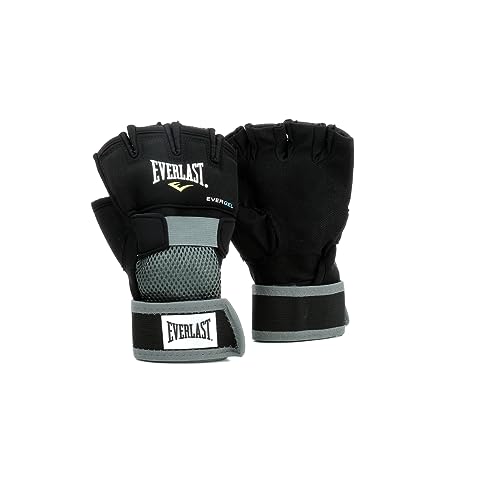 Everlast Evergel Handwraps Large Black - Boxing & Martial Arts Protective Gear