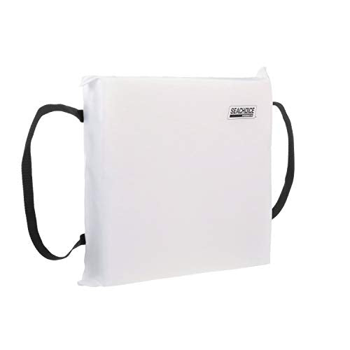 Seachoice Emergency Marine Foam Flotation Cushion, Square, 15 in. X 15 in, White