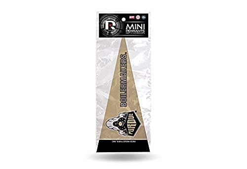 Purdue Boilermakers Mini Pennant Set 4x9 Felt Team Flags - 8 Pieces