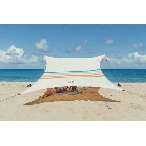 Neso Tents Grande Beach Tent, 7ft Tall, 9 x 9ft, Reinforced Corners and Cooler Pocket
