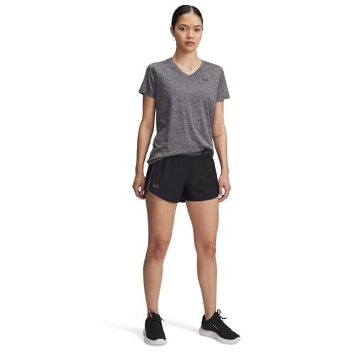 Under Armour Women's Tech Play Up Shorts Medium Black Castlerock