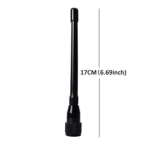 Marine VHF Antenna 156-163MHz with 16.4ft Coax Cable - Low Profile, Durable, Omni-Directional
