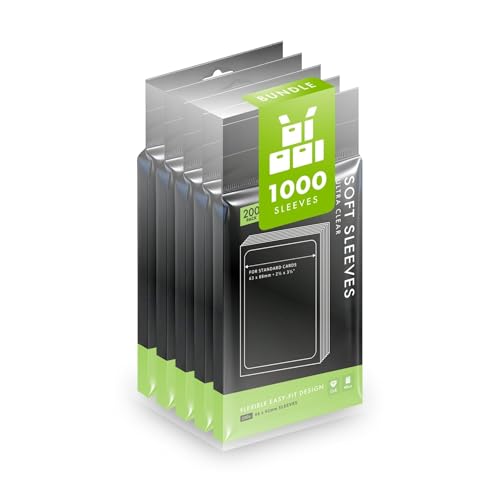 Vault X Soft Penny Sleeves 1000 Pack Clear Trading Card Protection