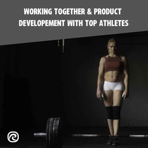 Rehband Rx Knee Sleeve Power Max, 1 piece, knee support 7mm neoprene, strongman, heavy lifting, longest knee sleeve, Colour:Carbon/Black, Size:XL
