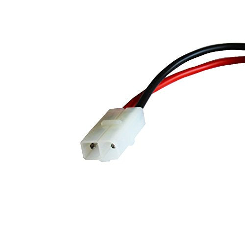 Onkuey Tamiya Connector Charger Adapter - One Side Large Female to Mini Male Tamiya Connector for Airsoft Gun LiPO/NiMH Battery