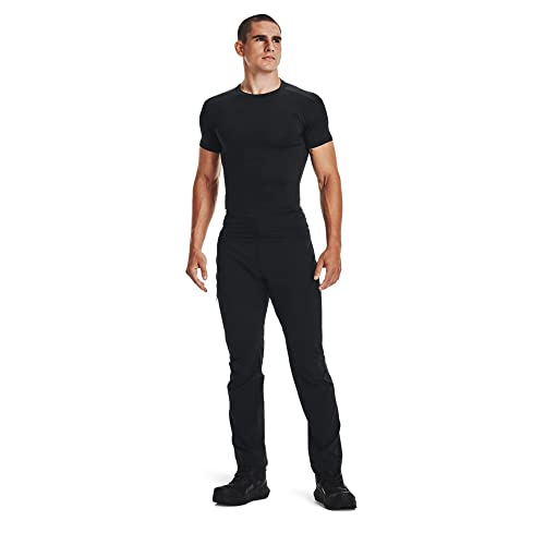 Under Armour Men's HeatGear Tactical Shirt Black Large - Compression & Moisture-Wicking Activewear