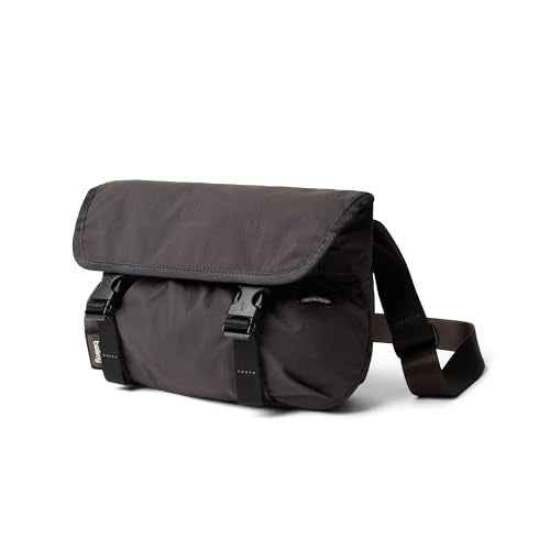 Bellroy Cinch Mini Messenger (6 liter lightweight, compact shoulder bag, water-resistant fabric, effortless organization) - Charcoal