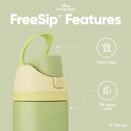 Princess Stainless Steel Water Bottle 24oz - Tiana Variant