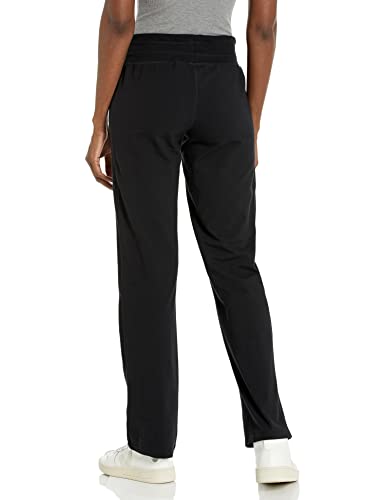 Danskin Women's Drawcord Athletic Pants - Medium Black Yoga & Workout Trousers