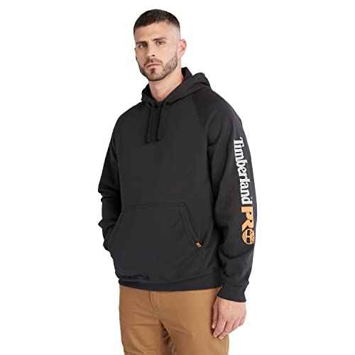 Timberland PRO Men's Hood Honcho Sport Pullover Hooded Sweatshirt, Black, Large