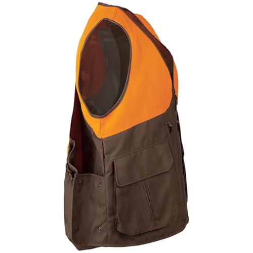 Beretta Men's Command Pro Durable Water-Resistant Front-Load Capable Upland Hunting Vest with Game Bag & Front Cargo Pockets