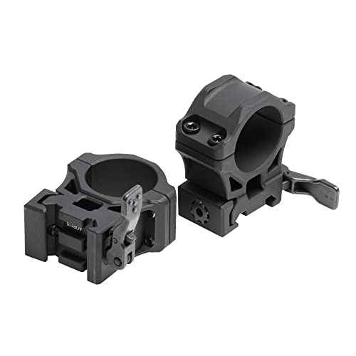 UTG ACCU-SYNC QR 1" Medium Profile Scope Rings, Picatinny,Black