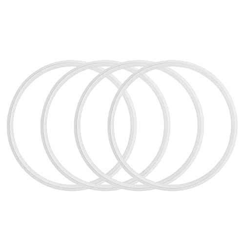 Replacement Lid Gasket Seal for Stanley 40oz Tumblers, 4 Seals & 1 Straw Cap, BPA-Free Silicone Seal for Adventure Quencher H2.0 Flowstate, Leak-Proof, Food Grade