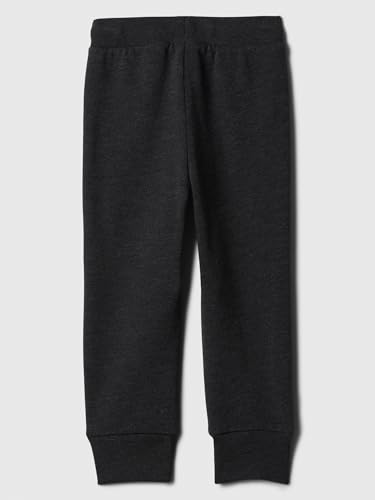 GAP Baby Boys Logo Pull-On Jogger Sweatpants - Charcoal Hthr Grey 5T