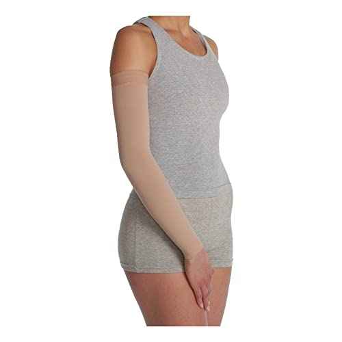 Juzo Soft 2001 20-30mmhg Standard Armsleeve with Silicone Top Band for Women,Beige,6 (VI)