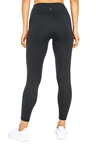 Women's High Waist Tummy Control Leggings - Medium Black