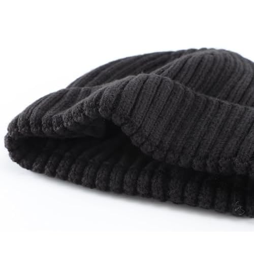 Connectyle Fleece Lined Cuffed Beanie Hat for Men Women Knitted Winter Wool Beanies Skull Cap Warm Watch Hat