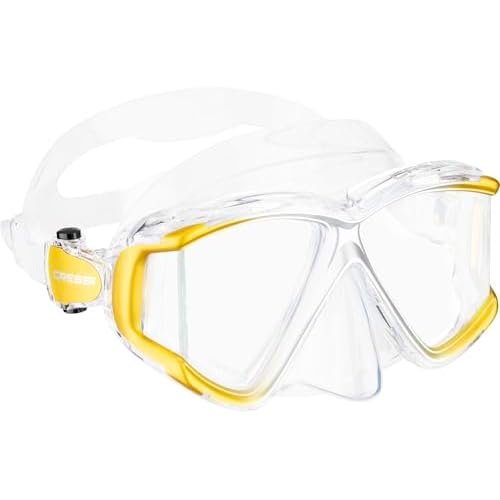 Cressi Perfect View Scuba and Snorkeling Mask in Pure Comfortable Silicone - Liberty Quattro: Designed in Italy