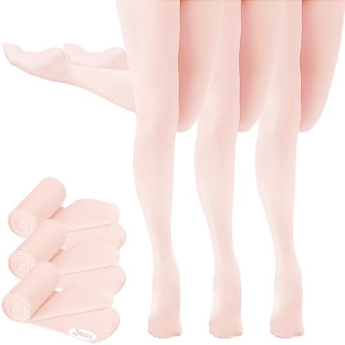Toddler Ballet Tights for Girls - Dance Leotards & Ballet Outfit, 2 Pack