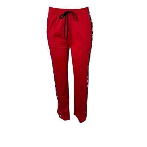Victoria's Secret Pink High Waist Wide Leg Track Pant Color Red Size Large New