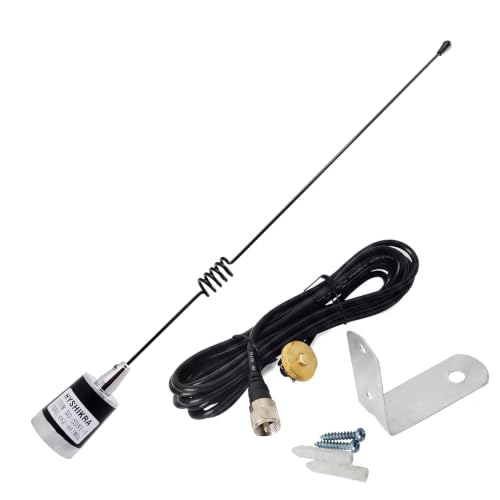 UHF GMRS NMO Antenna with Mounting Bracket and 13.1ft Coaxial Cable