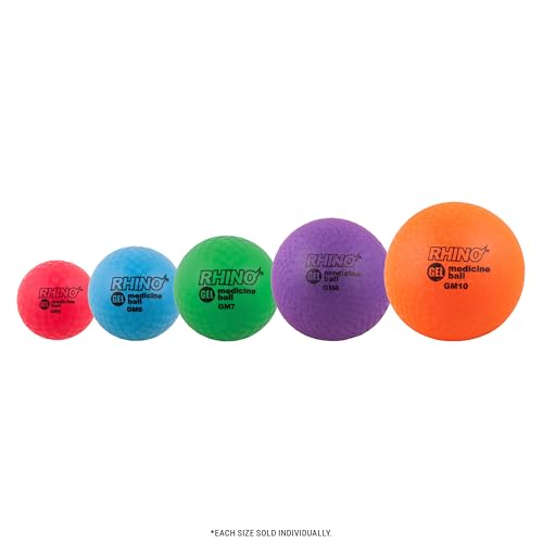 7 LB Green Gel Filled Medicine Ball for Strength & Rebounder Training