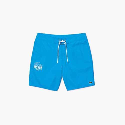 Lacoste Mens Bold Branding Swim Trunks