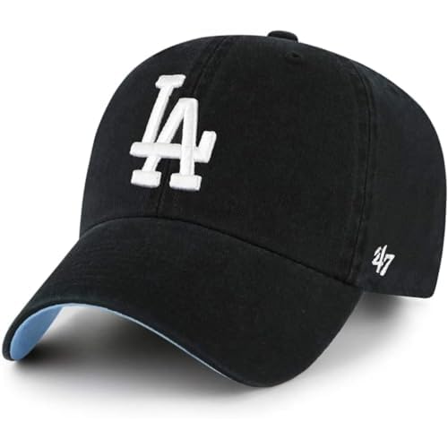 47 Los Angeles Dodgers Primary Logo Ballpark Clean Up Dad Hat Baseball Cap - Multiple Colors