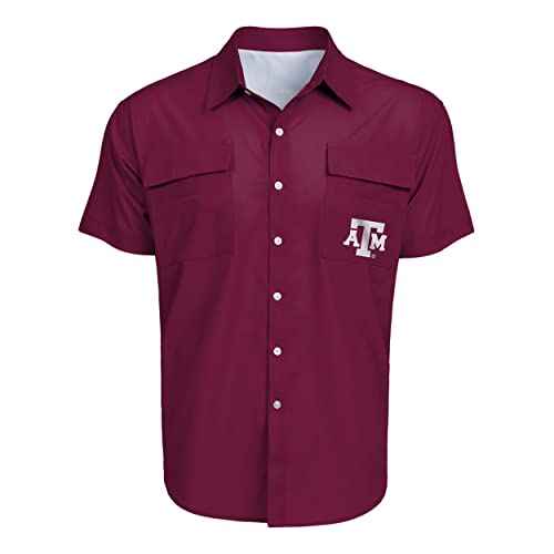 Texas A&M Aggies NCAA Mens Gone Fishing Shirt - L
