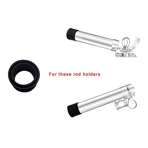Fishing Rod Holder Cap Kit for 2-Inch Tube Rubber Gasket Protectors