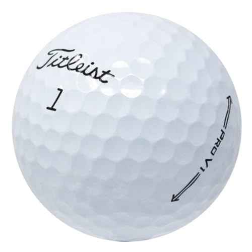 LostGolfBalls - 48 Titleist Pro V1 Golf Balls in Mint Condition, 2021 Year Model, No Logos, No Player Markings, Refinished Used Golf Balls, Quality Guaranteed, White