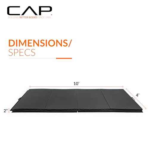 CAP Barbell All Purpose Folding Anti Tear Exercise Training Aerobic Fitness Gym & Gymnastics Balance Mat | Multiple options