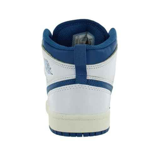 Jordan Little Kid's 1 Mid SE White/Industrial Blue-Sail (FN7493 141) - 3