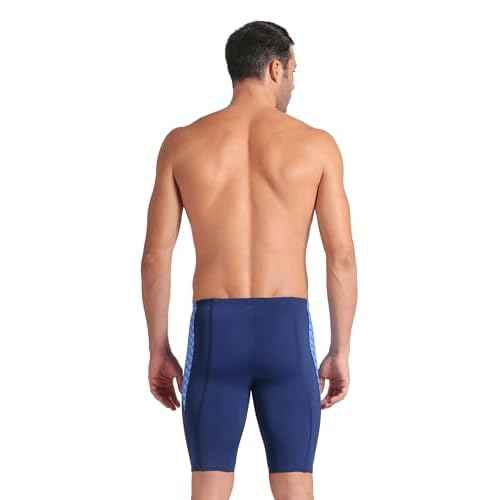 ARENA Mens Performance Men's Monogram Swim Jammer Knee-Length Swimsuit Training Bathing Suit