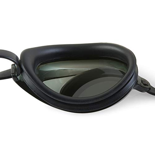 Speedo Unisex-Adult Mirrored Vanquisher 2.0 Swim Goggles - Smoke Blue