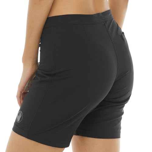 Body Glove Women's Smoothies Harbor Solid 8" Vapor Boardshort, Black, Large