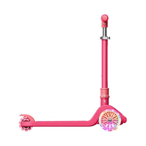 Jetson 3-Wheel Light-Up Kick Scooter, Lights on Stem & Wheels, Height Adjustable Handlebar, Rear Brake, Foldable, Ages 3+