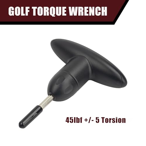 Golf Torque Wrench for Driver, Fairway, Hybrid Clubs – 45lb Adjustable Tool