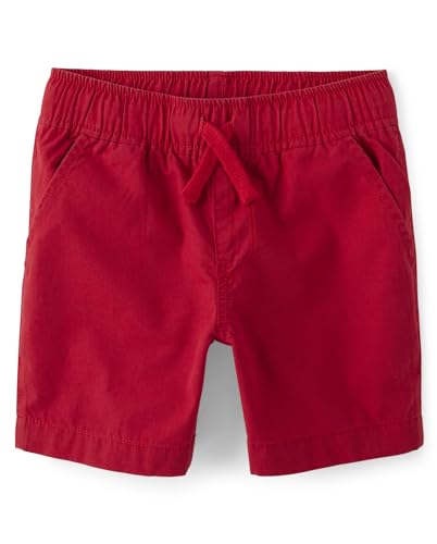 Children's Place Boys' Pull-On Jogger Shorts - 16 Red
