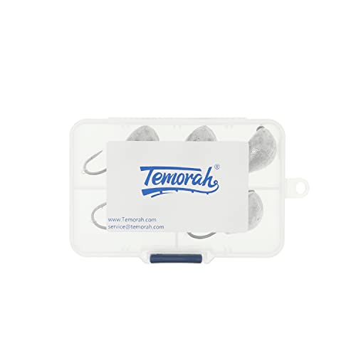 Temorah 3/4 oz Sheephead Fishing Jigs - Unpainted 5 Pack