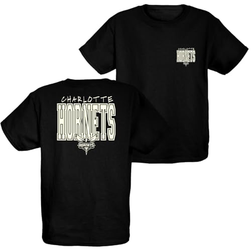 Youth NBA T-Shirt Charlotte Hornets Large Black - Unisex Kids Sports Tee