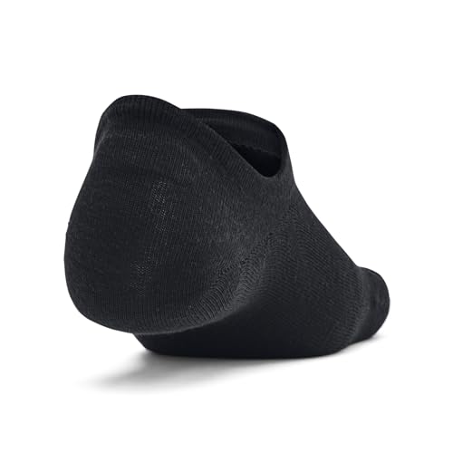 Under Armour Unisex Adult Ultra Low Tab Socks 6-Pack - Large Black